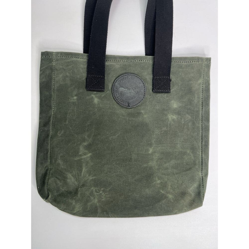 Duluth Pack Small Olive Green Canvas Tote Bag Made in USA Outdoors Classic